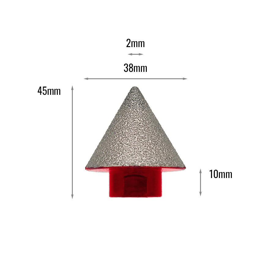 Conical Diamond Tile Mill