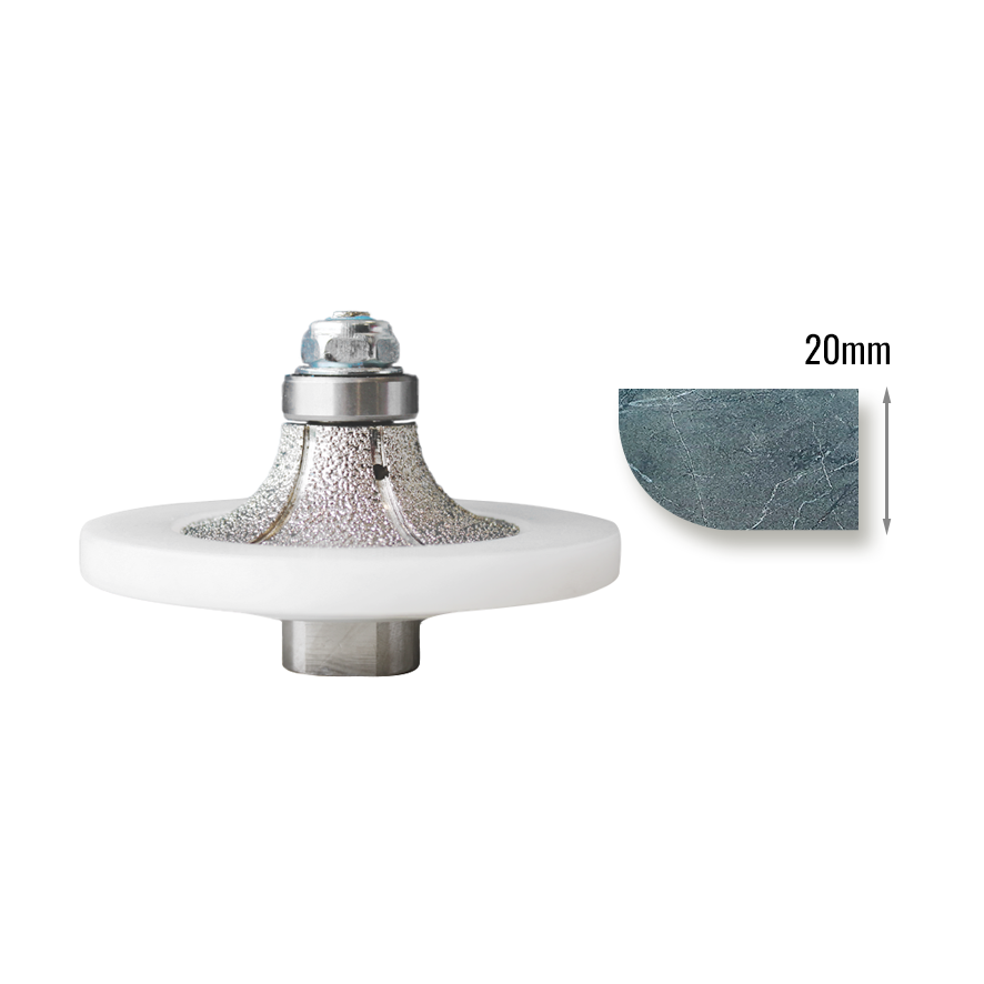 Diamond Grinding Wheel Half Bullnose