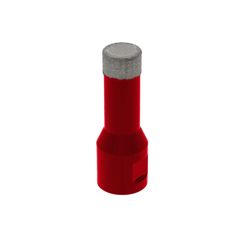 Titan Tools rode diamant tegelboor 16mm met M14 aansluiting voor precisieboren in tegels met haakse slijper