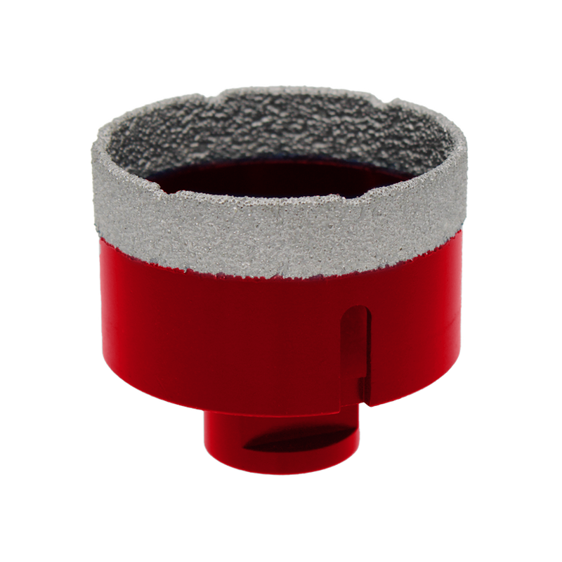 Titan Tools rode diamant tegelboor 68mm met M14 aansluiting voor precisieboren in tegels met haakse slijper