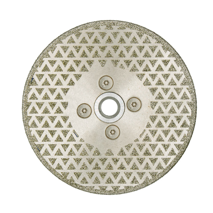 Titan Tools Diamantschijf Tegels M14 125mm met een unieke patroon voor nauwkeurig snijden en schuren