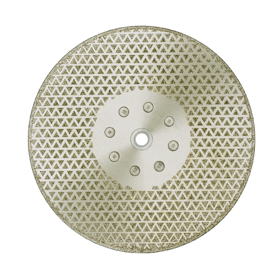Titan Tools Diamantschijf Tegels M14 230mm met een unieke patroon voor nauwkeurig snijden en schuren
