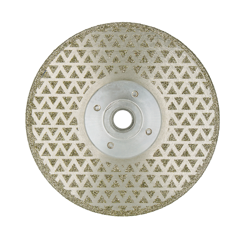 Titan Tools Diamantschijf Tegels M14 125 mm met M14 flens voor haakse slijper