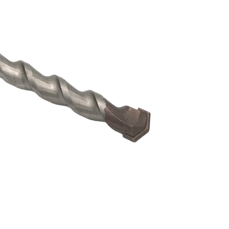 sds plus boor 2 snijder met hardmetalen snijkanten en sds plus aansluiting detail