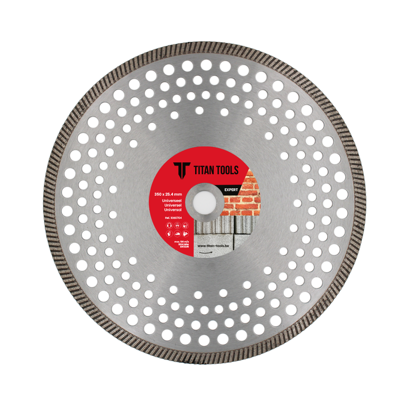 Titan Tools professionele universele diamantschijf voor veelzijdig gebruik en hoge prestaties