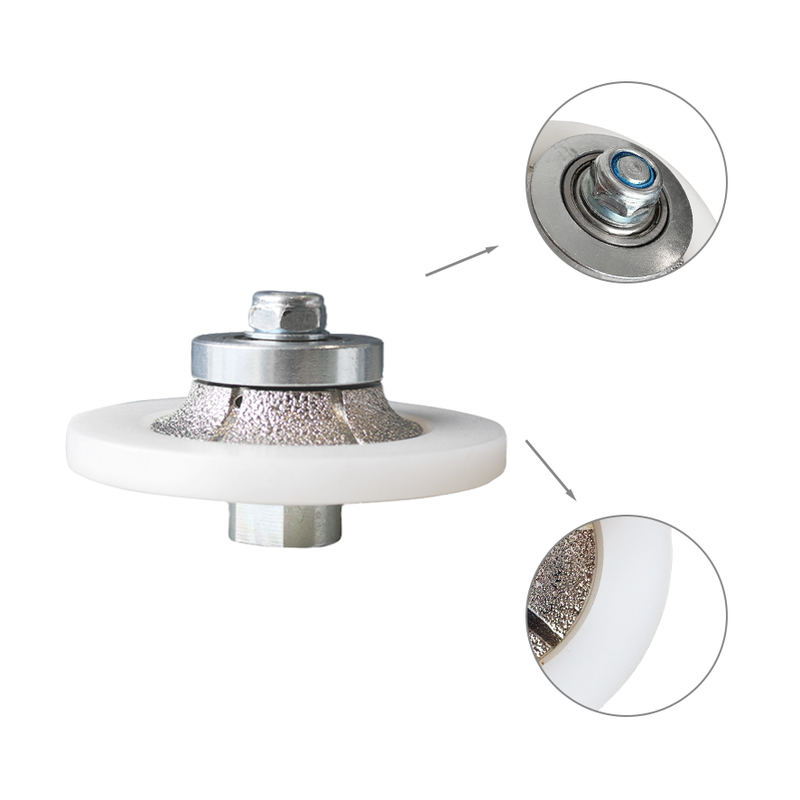 Diamond Grinding Wheel Half Bullnose