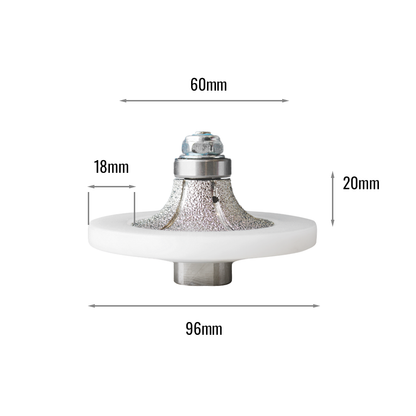 Diamond Grinding Wheel Half Bullnose