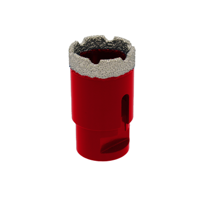 Titan Tools rode diamant tegelboor 35mm met M14 aansluiting voor precisieboren in tegels met haakse slijper