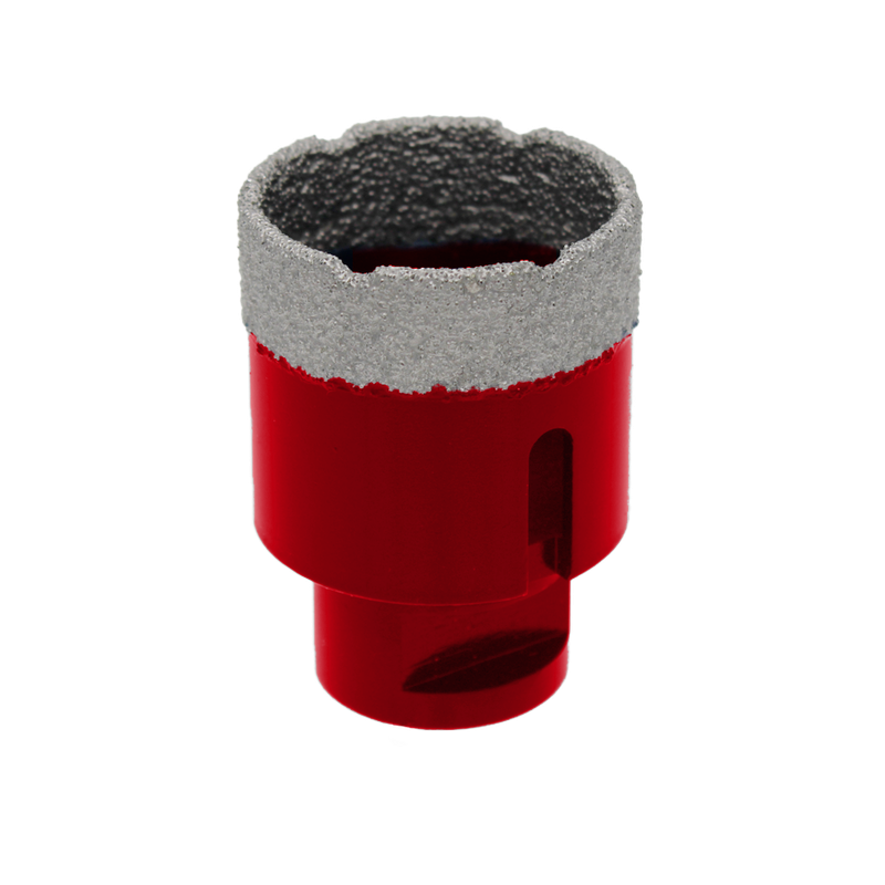 Titan Tools rode diamant tegelboor 44mm met M14 aansluiting voor precisieboren in tegels met haakse slijper