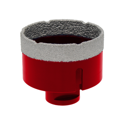 Titan Tools rode diamant tegelboor 68mm met M14 aansluiting voor precisieboren in tegels met haakse slijper