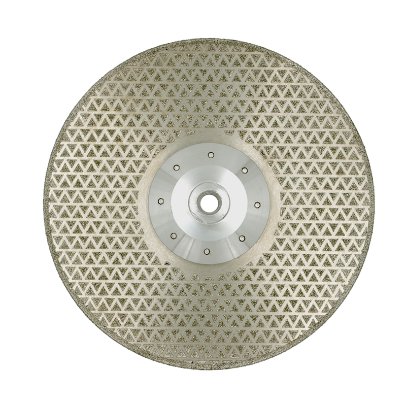 Titan Tools Diamantschijf Tegels M14 230 mm met M14 flens voor haakse slijper