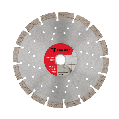 Titan Tools diamantschijf beton met 230 mm diameter voor het soepel snijden van beton