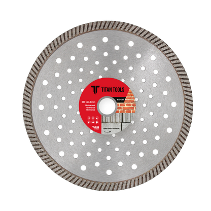 Titan Tools professionele universele diamantschijf voor soepel snijden van diverse materialen